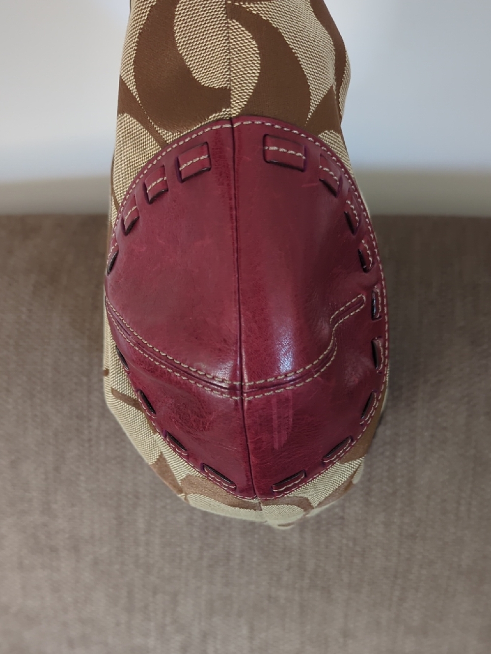 Coach 12227 Ergo Canvas Hobo Shoulder Bag - Picture 4 of 16